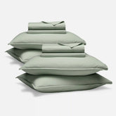 Set of 2 Washed Classic Percale Core Sheet Set Bundle