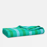 Sunwashed Check Bed Blanket