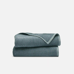 Ribbed Cotton TENCEL™ Bath Towels Set of 2