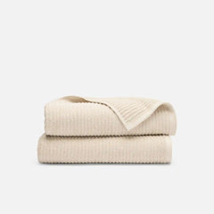 Ribbed Cotton TENCEL™ Bath Towels Set of 2