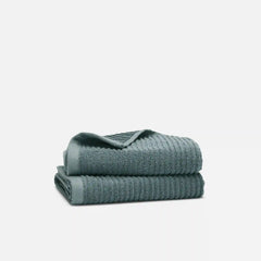 Ribbed Cotton TENCEL™ Hand Towels Set of 2