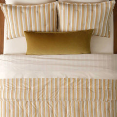Cotton Velvet Lumbar Pillow Cover