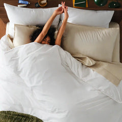 Washed Classic Percale Duvet Cover