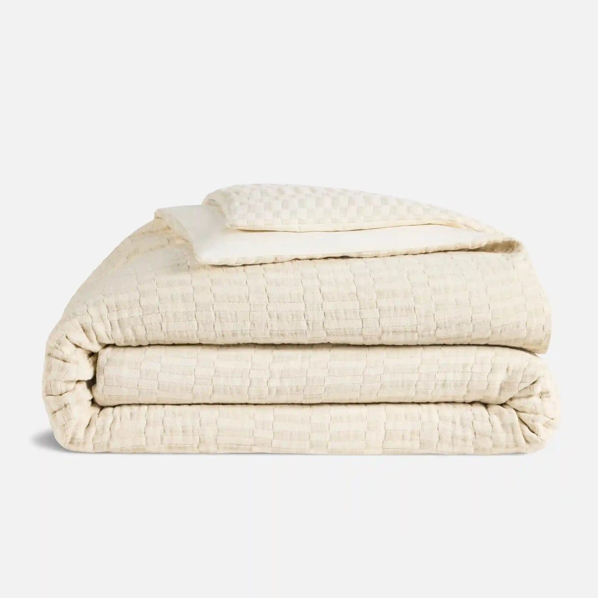 Woven Checkerboard Duvet Cover