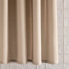 Micro Waffle Shower Curtain