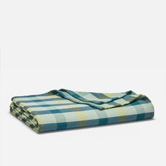 Sunwashed Check Bed Blanket