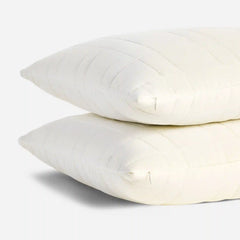 Washed European Linen Quilted Sham Set