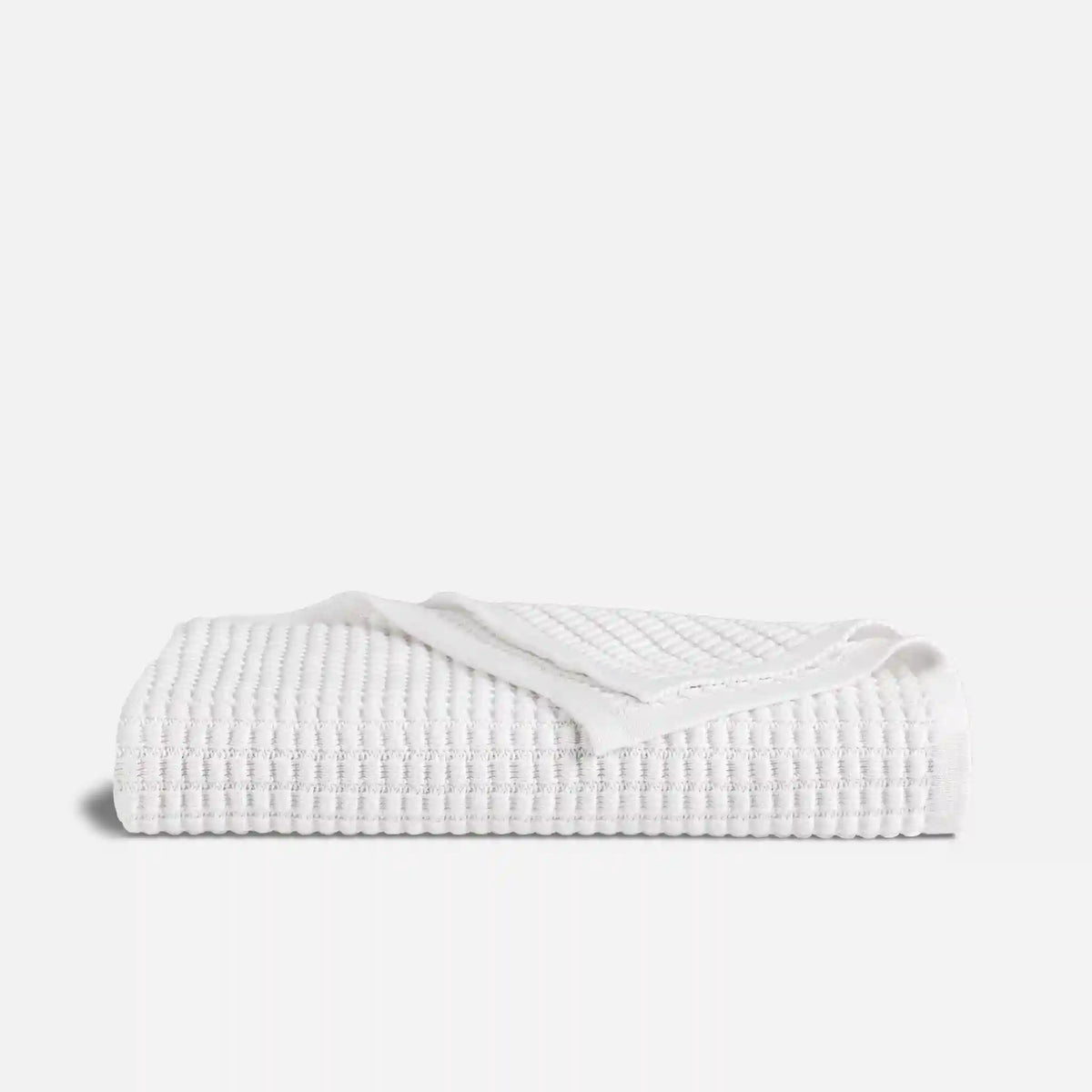 Grid Knit Cotton Throw Blanket - Last Call
