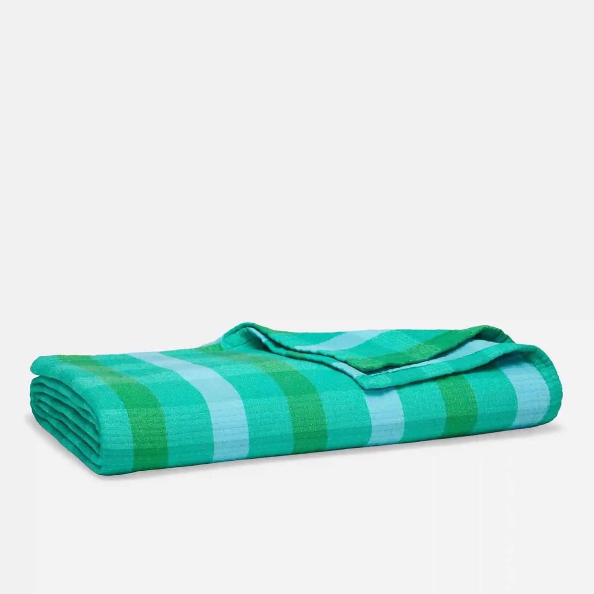 Sunwashed Check Bed Blanket