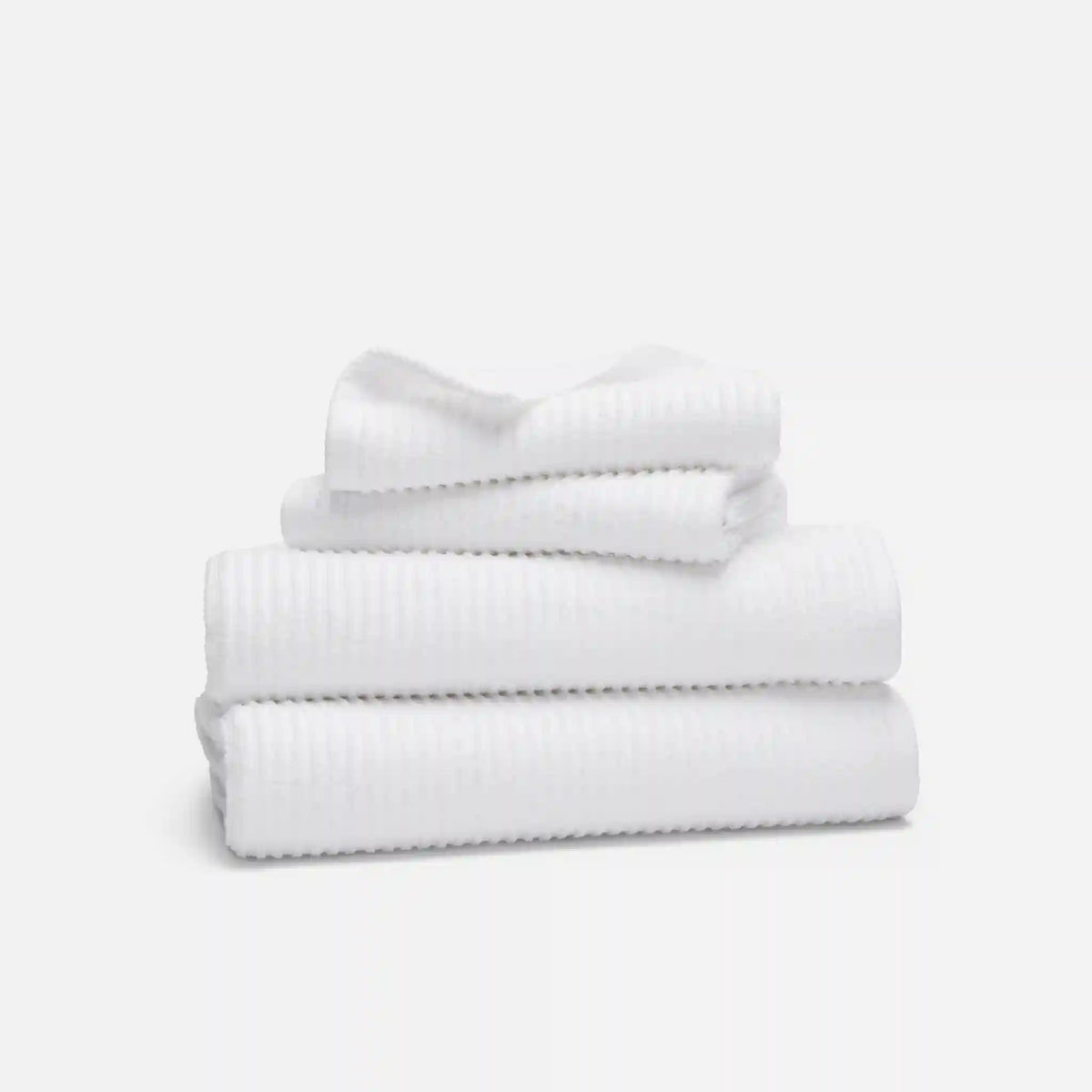Ribbed Cotton TENCEL™ Bath Towel Bundle