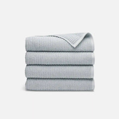 Ribbed Cotton TENCEL™ Set of 4 Bath Towel Bundle