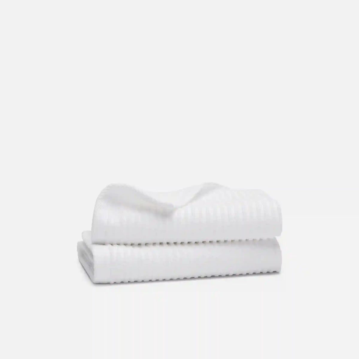 Ribbed Cotton TENCEL™ Hand Towels Set of 2